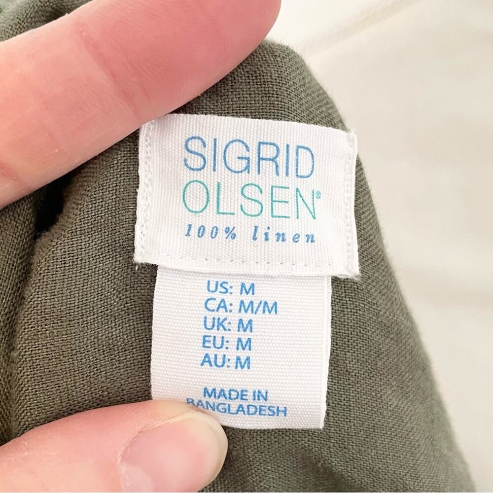 Sigrid Olsen Linen Button Down - image 4